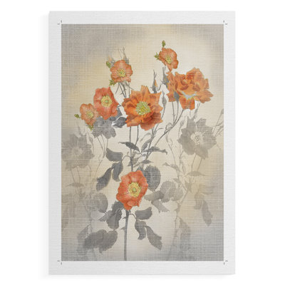 Red Climber -Canvas Print Only - NOT FRAMED