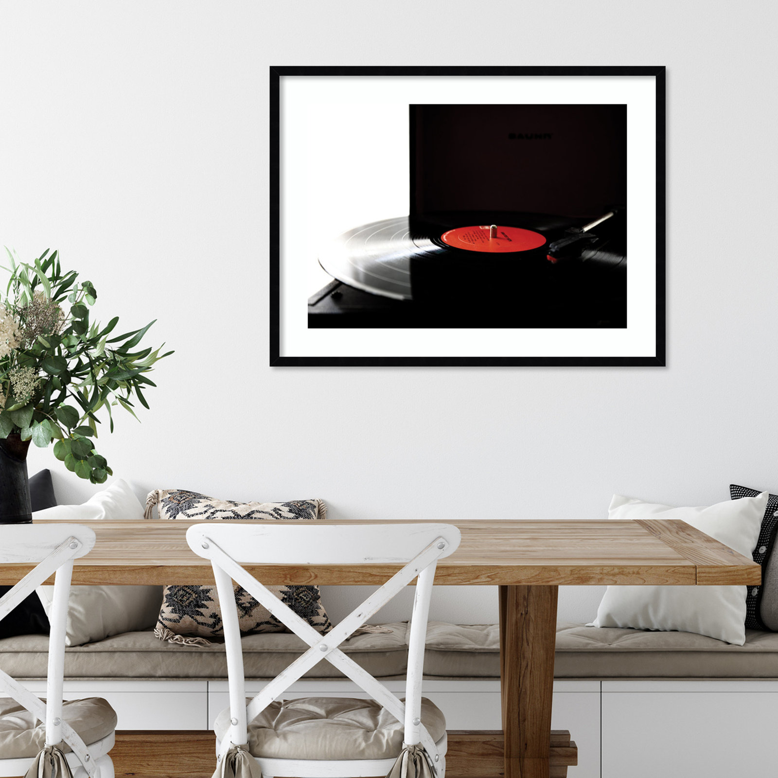 Spin Print by Alicia Abla, Black Framed, 25.25" H x 33.75" W x 0.8" D