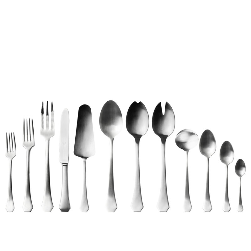 Moretto Flatware Set - 67 Pieces - Ice, Ice