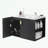 Wall Mounted Bathroom Vanity with Sink and Side right Open Storage Shelf-313761930