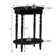 Moravian Oval End Table with Shelf