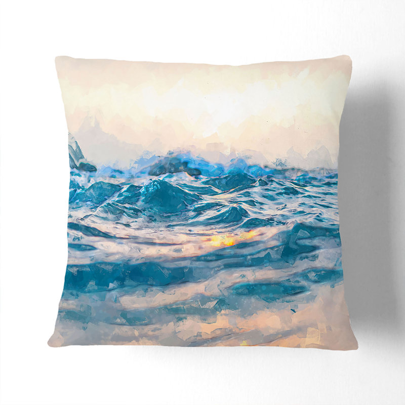 Square Cushion, 40cm H x 40cm W x 15cm D