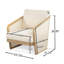 Fauteuil club Royal Wood Textilene