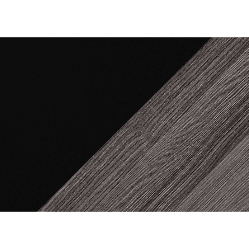 Table de chevet rectangulaire noire et grise, idéale pour le rangement ou la décoration, table de bout de 11,51 po de largeur, rangement polyvalent pour le décor, poids de 16 lb