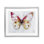 «Pink & Yellow Butterfly», reproduction sous verre encadrée, design par Sara Culpepper