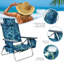 Chaise de plage 2 pièces