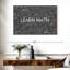 Math - impression sur toile tendue-595892076