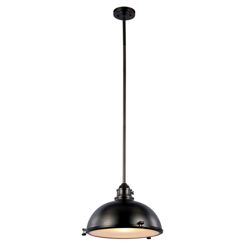 Nueva 1 - Light Single Pendant, Weathered Bronze