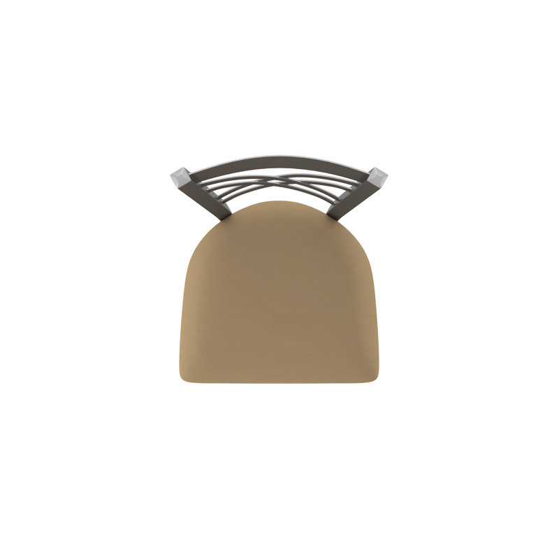 Tabouret pivotant 820 Catalina, Vinyle - sable Canter, Très grand (siège d'une hauteur de 36 po), Acier Inoxydable