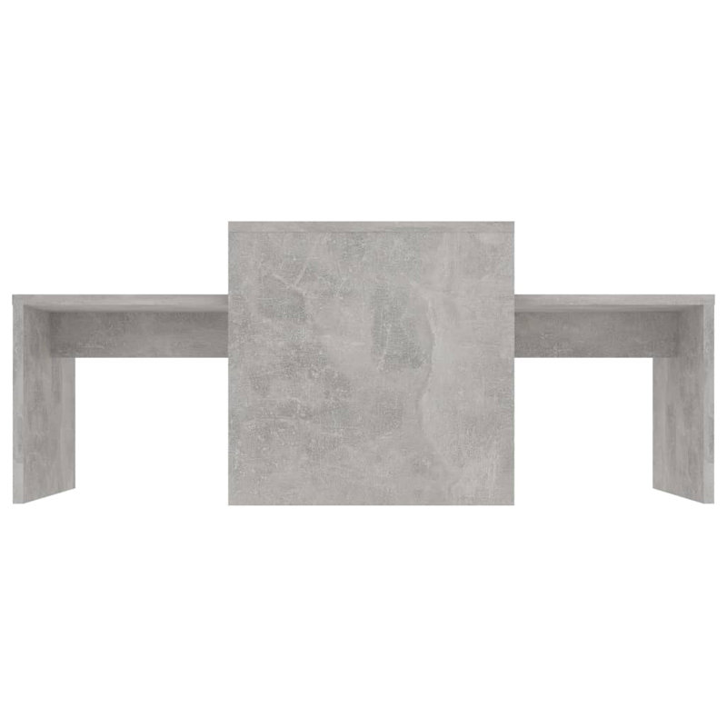 Latitude Run Coffee Table, Concrete Gray