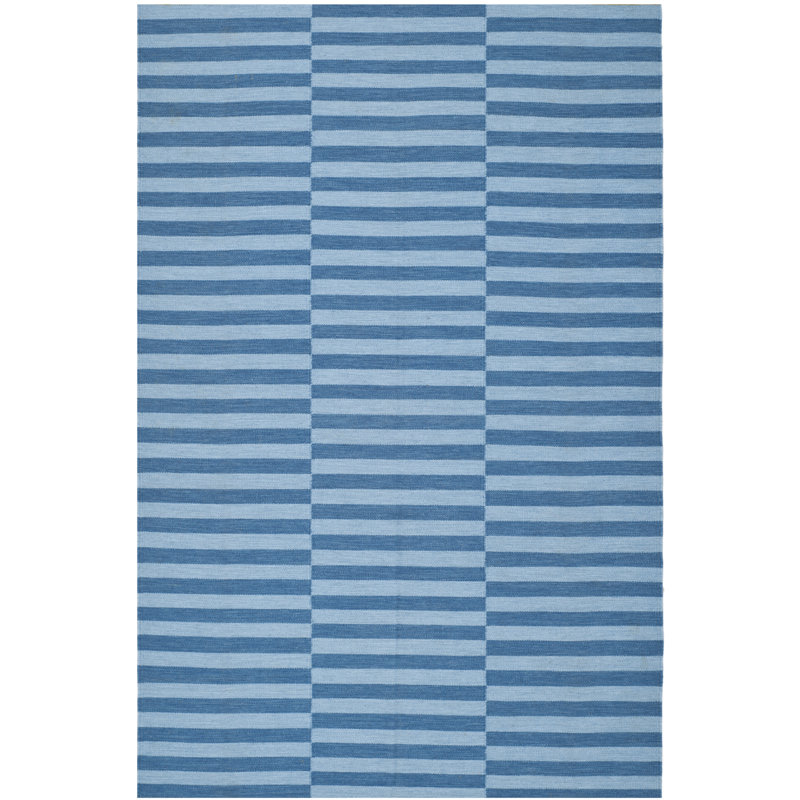 Ralph Lauren River Reed Stripe Performance Striped Rug, Rectangle 5' x 8'