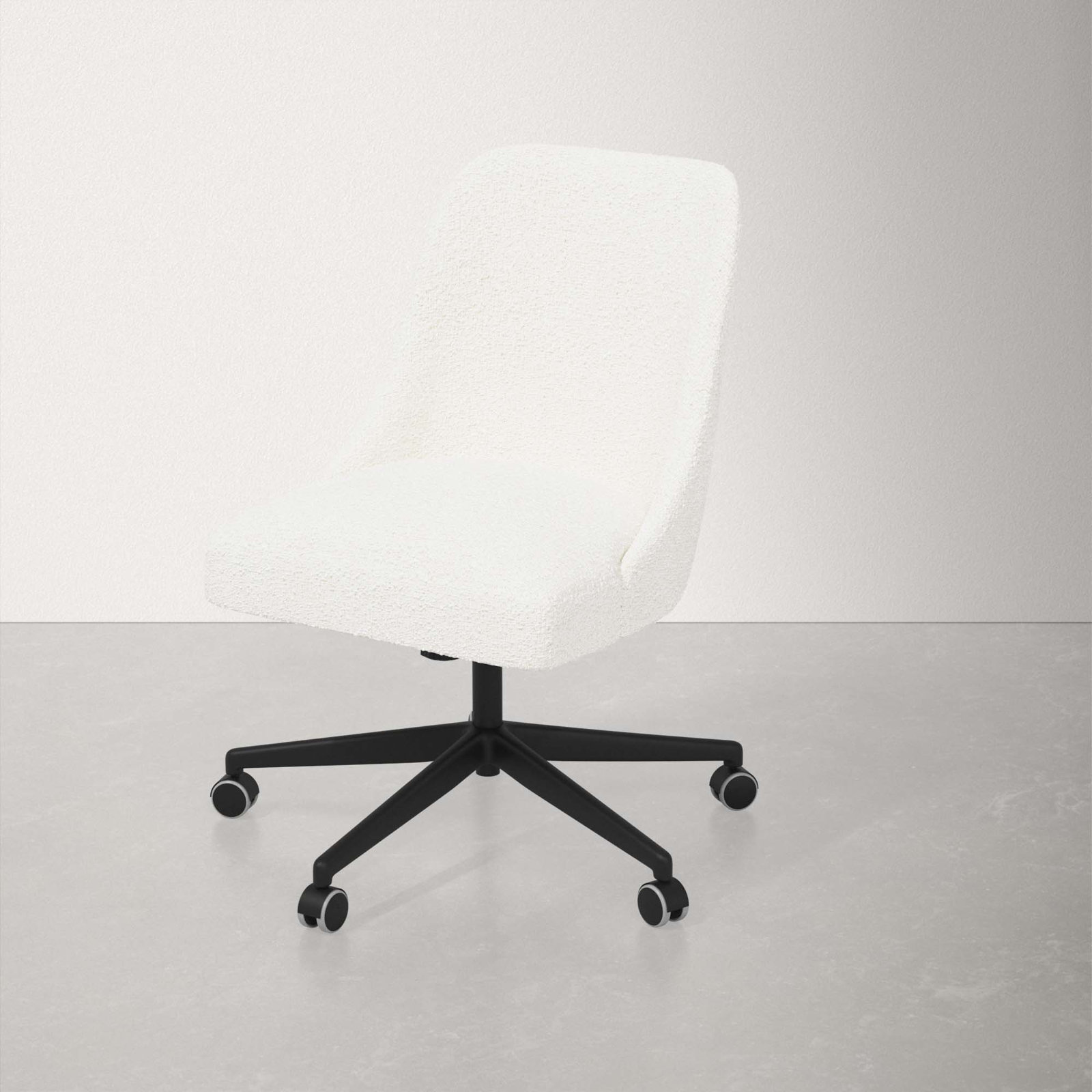 Acosta Task Chair, Classic Snow Boucle