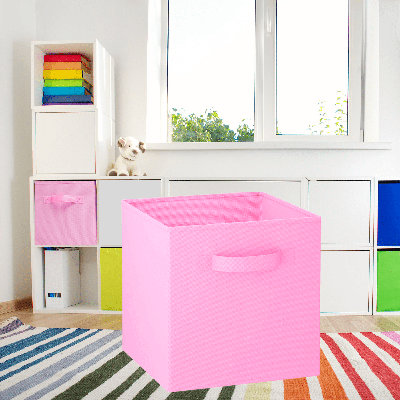 Cube ou bac en tissu pliable