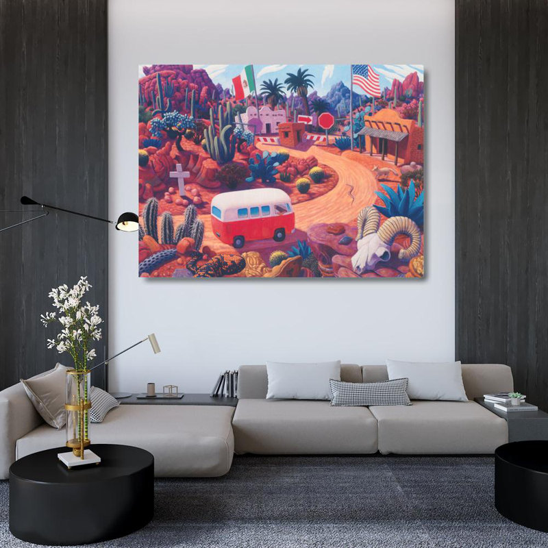 Gringo Pass, 36" H x 48" W