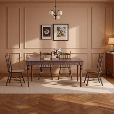 American Minimalist Rectangular Dining Table
