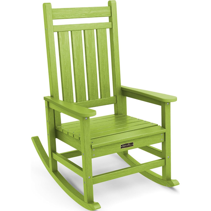 Lark Manor™ Bruinekool Wood Rocking Chair | Wayfair