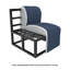 Ensemble de canapé d'angle modulaire 5 pièces Eliana avec coussins Sunbrella-1369121342