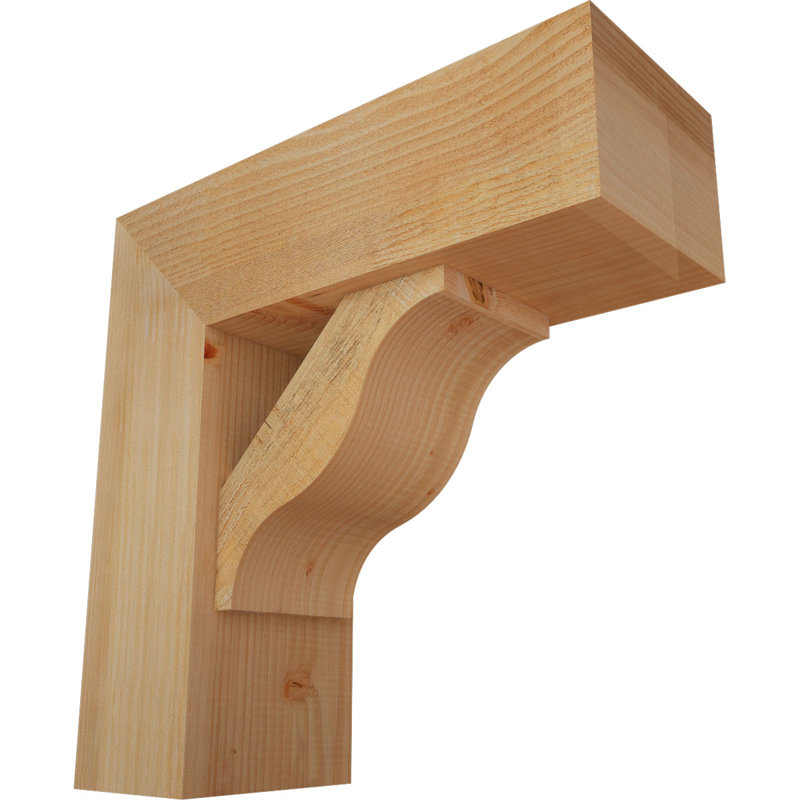 Support Funston Block avec support décalé, 22 X 22, Sapin Douglas de l 8 po (scié brut)