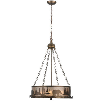 Rustic Lodge 4 - Light Chandelier
