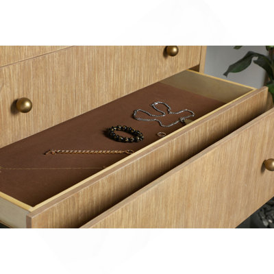 Stevie Sand Wash/Natural Cane 5-Piece Bedroom Set