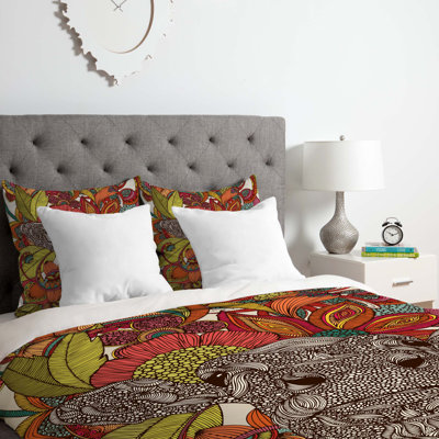 Ensemble de housse de couette fleurs
