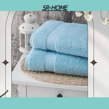 SR-HOME Cotton Blend Bath Towels