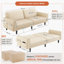 3-Seater Sofa Bed With Adjustable Backrest-221608347