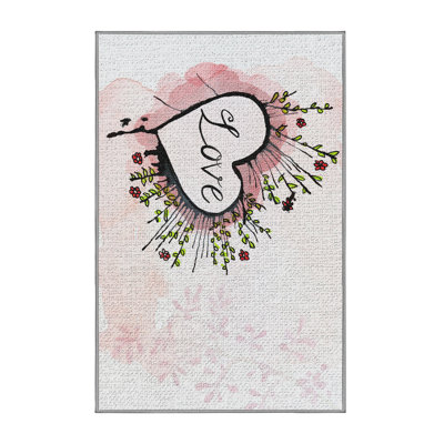 Tapis rose Love
