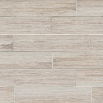 Gardenpark 8 in. x 36 in. Matte Porcelain Wood Look Floor and Wall Tile