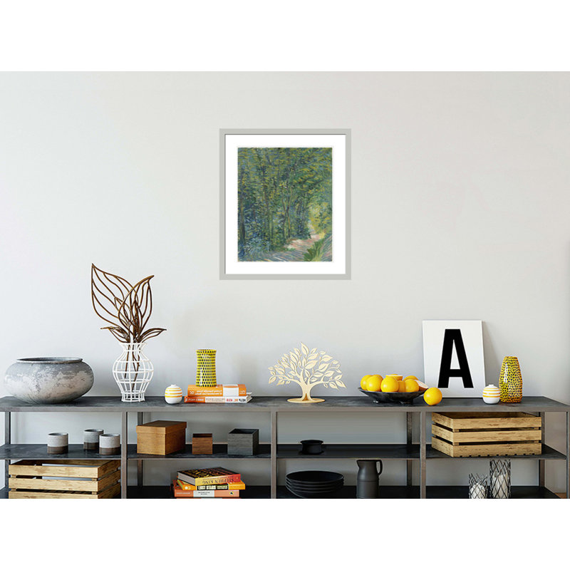 «Path in the Woods» par Vincent van Gogh, impression giclée encadrée, 26,95 po H x 23,5 po L