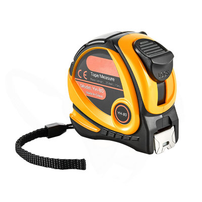 Tape Measure 25 Ft Length, Measuring Tape With Retractable, Imperial And Metric Ft/M Dual-Scale & ABS Case & Easy Read Steel Measurement Tool, For Outdoor,Decoration