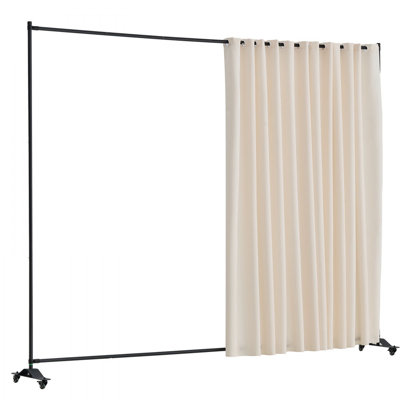308.6cm W x 245.6cm H Metal Single Panel Room Divider