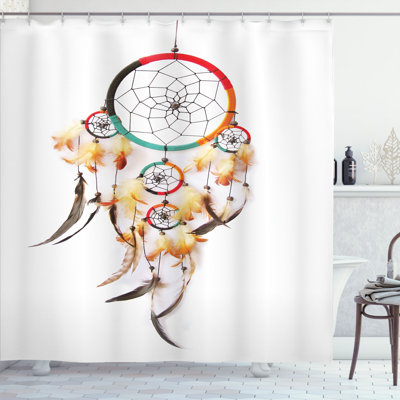 Shower Curtain with Hooks Included