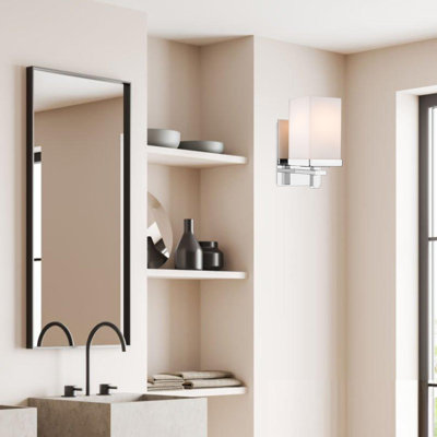 "Luminaire de salle de bain 1 lumière Golden Lighting Maddox - Luminaire de salle de bain élégant"