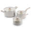 Ensemble de batterie de cuisine en aluminium antiadhésif beige de 10 pièces Sutterville Oster-130080446