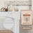  43.28" Fireplace Mantel, Freestanding Fireplace Surround With Leg For Electric Fireplaces, Mdf Mantel Surround With Shelf For Living Room With Decorative Pattern, Anti-Tipping & Waterproof