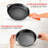 NutriChef Seasoned Cast Iron Non-Stick 2 Piece Skillet Set