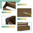 Planter Box With Trellis, Vertical Garden Bed With Aluminum Frame & Composite Wood Panel（No bottom panel）-1596271853