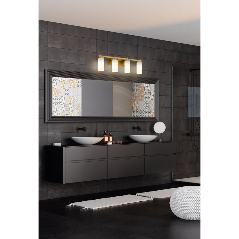 Avers 4 Light Vanity, Gold