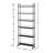 6 Tier Slim Rolling Cart With Wheels, Slide Out Storage Tower, 6 Baskets, Kitchen & Bathroom Utility Cart