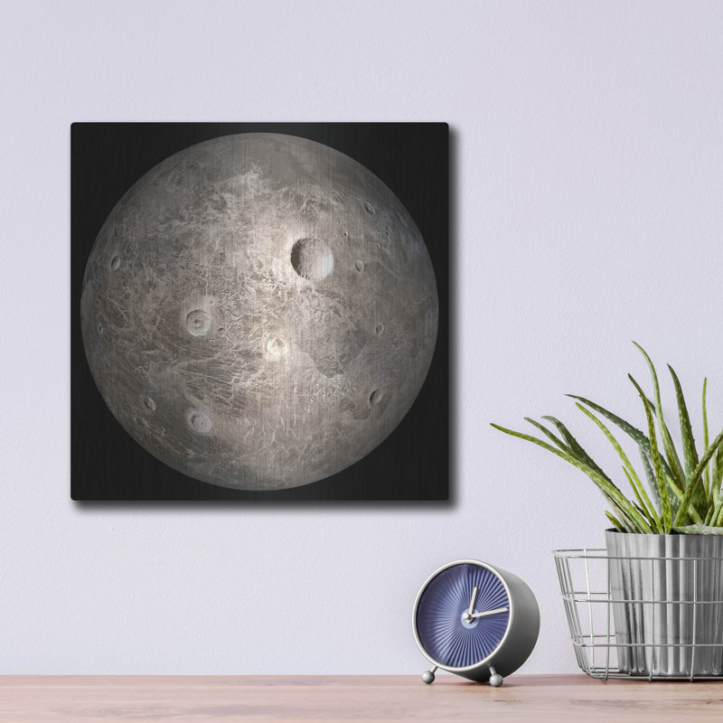 «Ceres Asteroid», art mural en métal, H 12 po x l 12 po