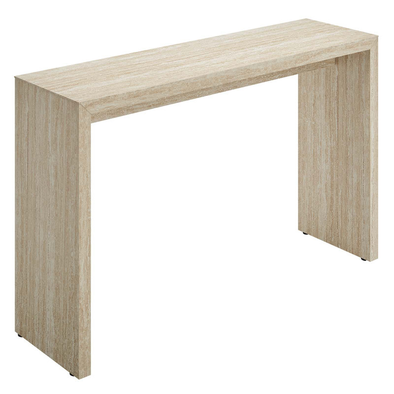 Console en faux travertin Mirella