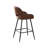 Kimya Upholstered Velvet Counter Stool