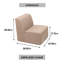 Fauteuil modulaire sans accoudoirs Deko Living-116417261