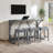 59 Inch Bar Table, Dining Table, Sofa Table With Power Outlet, 3 Upholstered Stools, 4 Piece Bar Table And Chair Set For Living Room, Dining Room, Kitchen-451465259-451465301