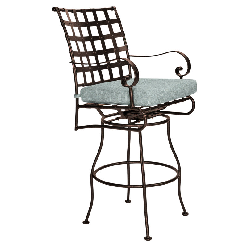 Classico-W Outdoor Swivel Bar Stool, Sahara Cafe, Copper Creek