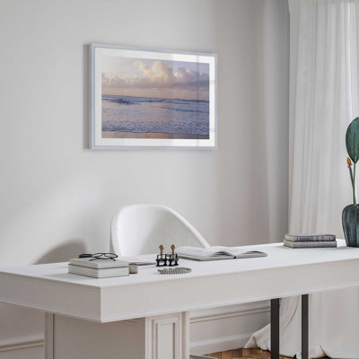 Normandy's Dusk Dream Framed On Paper by Caroyl La Barge Print