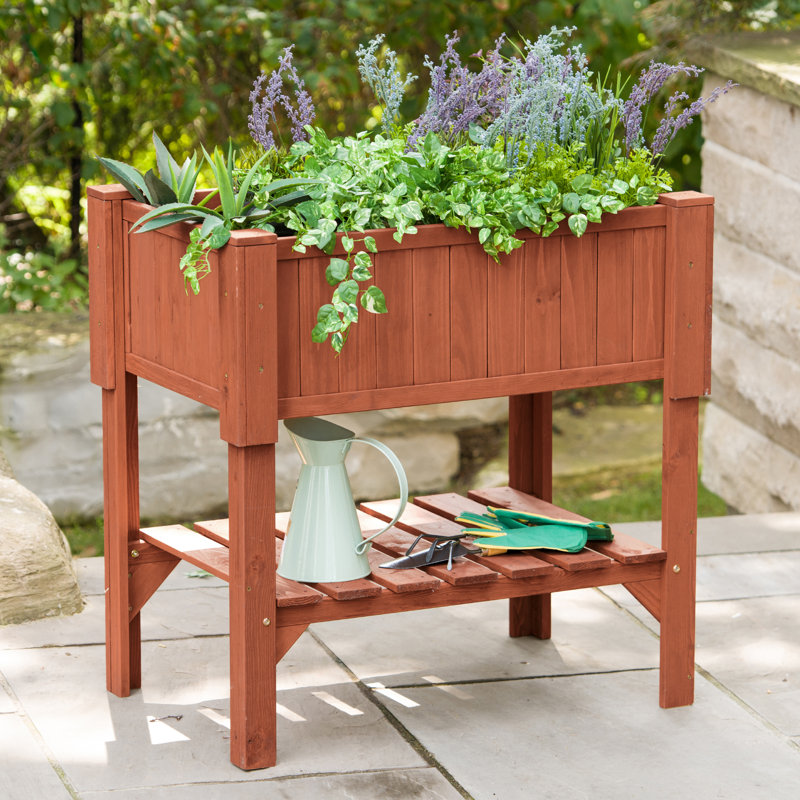Wood Elevated Planter