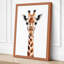 Gentle Giraffe Modern - Wrapped Canvas-875702700-875702701