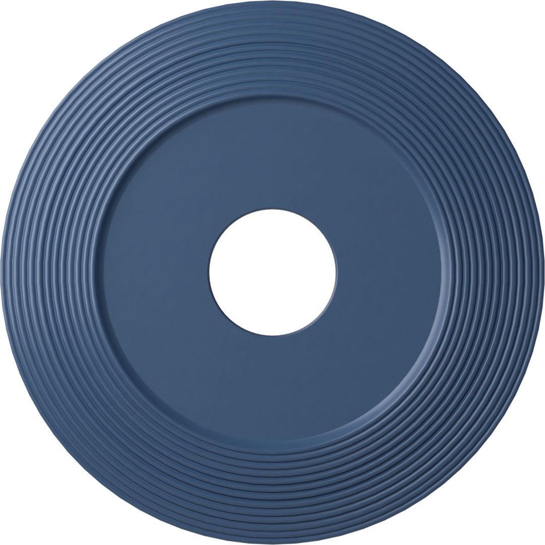 Endurathane Adonis Ceiling Medallion, 16 1/8"OD x 3 5/8"ID x 1"P (Fits Canopies up to 10 1/4") Ekena Millwork 
